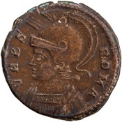 obverse of Constantine I RIC VII 542
