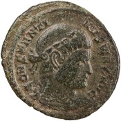 obverse of Constantine I RIC VII 537