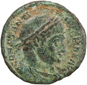 obverse of Constantine I RIC VII 538