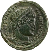 obverse of Constantine I RIC VII 526