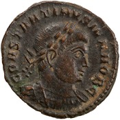 obverse of Constantine I RIC VII 520
