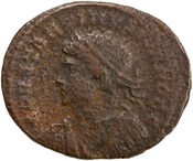 obverse of Constantine I RIC VII 463