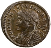 obverse of Constantine I RIC VII 462