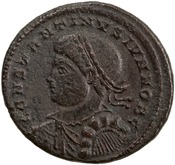 obverse of Constantine I RIC VII 455