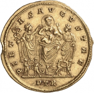 reverse of Constantine I RIC VII 445
