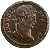 obverse of Constantine I RIC VII 440