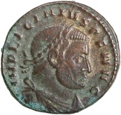 obverse of Constantine I RIC VI 295C