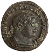 obverse of Constantine I RIC VI 108