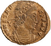 obverse of Constans RIC VIII 183