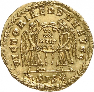 reverse of Constans RIC VIII 141A