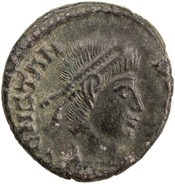 obverse of Constans RIC VIII 199