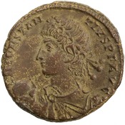 obverse of Constantius II RIC VIII 63