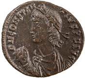 obverse of Constantius II RIC VIII 55
