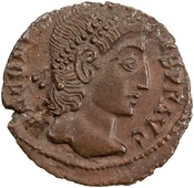obverse of Constantius II RIC VIII 116