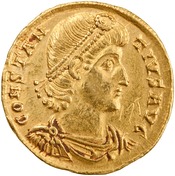 obverse of Constantius II RIC VIII 92