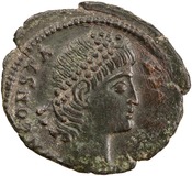 obverse of Constantius II RIC VIII 62