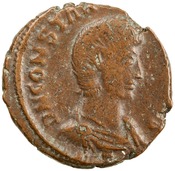 obverse of Constantius II RIC VIII 106