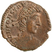 obverse of Constantius II RIC VIII 208