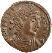 obverse of Constantius II RIC VIII 101