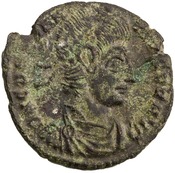 obverse of Constantius II RIC VIII 350