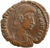 obverse of Constantius II RIC VIII 284