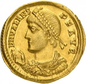 obverse of Valens RIC IX 16B
