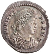 obverse of Valens RIC IX 38B