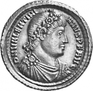 obverse of Valens RIC IX 26A