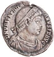 obverse of Valens RIC IX 13A