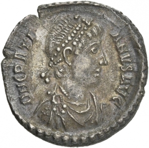 obverse of Valens RIC IX 34F