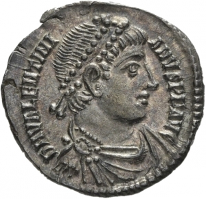 obverse of Valens RIC IX 34A