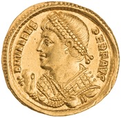 obverse of Valens RIC IX 23B