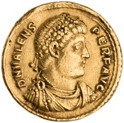 obverse of Valens RIC IX 16D