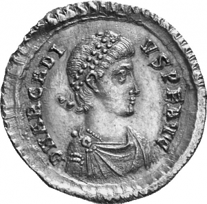 obverse of Theodosius I RIC IX 12C