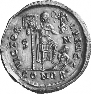 reverse of Theodosius I RIC IX 12C