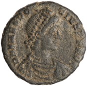 obverse of Theodosius I RIC IX 44B