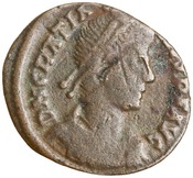 obverse of Theodosius I RIC IX 20A