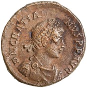 obverse of Theodosius I RIC IX 15A
