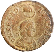 obverse of Theodosius I RIC IX 12