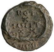 reverse of Theodosius I RIC IX 21C
