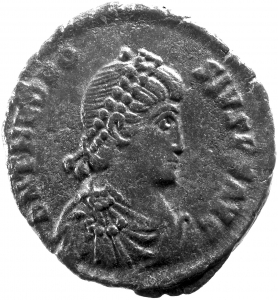 obverse of Theodosius I RIC IX 88A