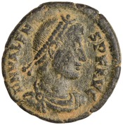 obverse of Valens RIC IX 12B