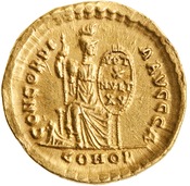 reverse of Theodosius I RIC IX 71A