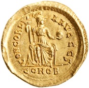 reverse of Theodosius I RIC IX 67B