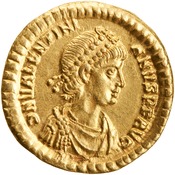 obverse of Theodosius I RIC IX 67A