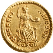 reverse of Theodosius I RIC IX 67A