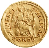 reverse of Theodosius I RIC IX 48