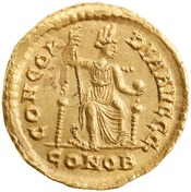 reverse of Theodosius I RIC IX 43A