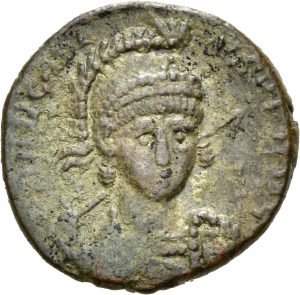obverse of Arcadius RIC X 91