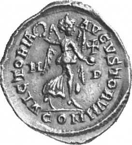 reverse of Honorius RIC X 1215
